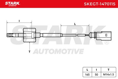 датчик, температура на изгорелите газове STARK SKEGT-1470115