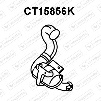 Катализатор VENEPORTE CT15856K для CITROËN C6