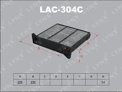 LYNXauto LAC-304C Фільтр салону 