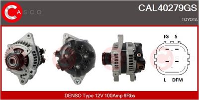 GENERATOR / ALTERNATOR CASCO CAL40279GS