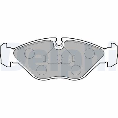 Комплект тормозных колодок, дисковый тормоз LP786