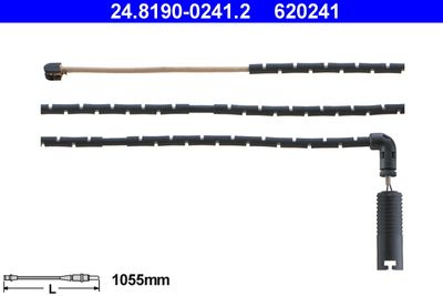 Сигнализатор, износ тормозных колодок ATE 24.8190-0241.2 для BMW X3
