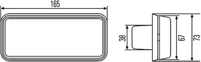 Blinklygte HELLA 2BA 996 027-001