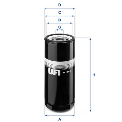 маслен филтър UFI