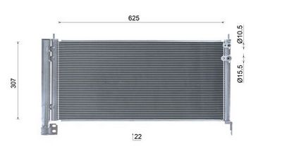 CONDENSATOR CLIMATIZARE MAHLE AC987000S 9