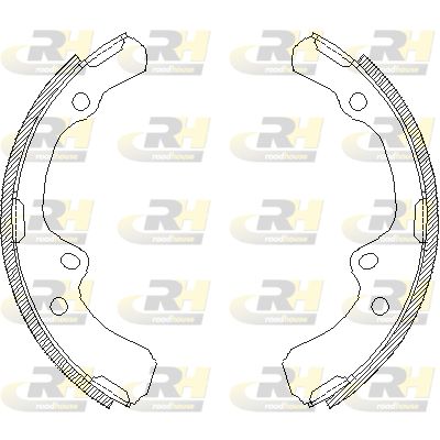 Комплект тормозных колодок ROADHOUSE 4391.00 для TOYOTA HILUX