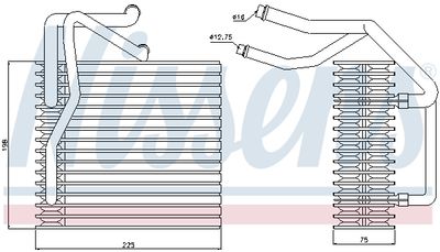 EVAPORATOR AER CONDITIONAT NISSENS 92205 4