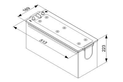 Starter Battery 0 092 T40 750