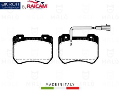 AKRON-MALÒ 28480274 Тормозные колодки и сигнализаторы  для ALFA ROMEO 159 (939_) 1.9 JTDM 8V (939AXE1B, 939BXE1B, 939BXH1B)