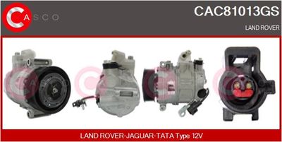 CASCO CAC81013GS Компрессор кондиционера  для LAND ROVER RANGE ROVER SPORT I (L320) 2.7 D 4x4