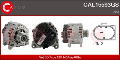 GENERATOR / ALTERNATOR CASCO CAL15593GS