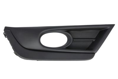 Voorbumper afdekking Voor Rechts (met zwarte streep  voor facelifting, met mistlampgaten, plastic, zwart) past: HONDA CR-V V 12.16-06.23
