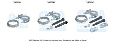 Монтажный комплект, катализатор BM CATALYSTS FK90074 для VOLVO 480