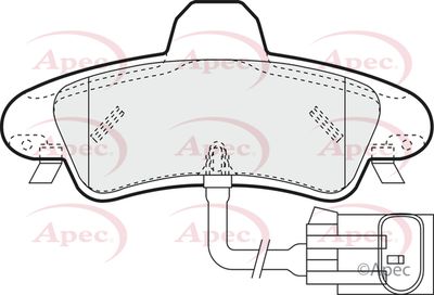 Brake Pad Set APEC PAD1291