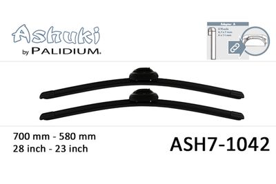 ASHUKI by Palidium ASH7-1042 Щетка стеклоочистителя  для HONDA (Хонда)