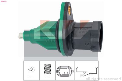 Przełącznik, światło cofania KW 560 151