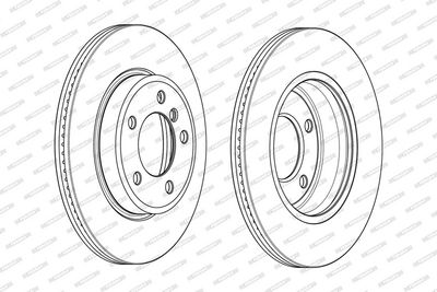 DISC FRANA FERODO DDF1066 1