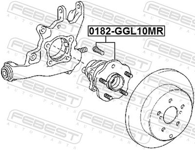 Wheel Hub 0182-GGL10MR