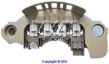 Pont de diodes d'alternateur WAI — 12V, 11,989cm
