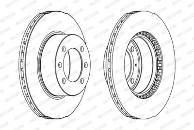 FERODO DDF594 Тормозные диски для SAAB (Сааб)