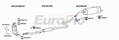Układ wydechowy EUROFLO CNC3AI121004D