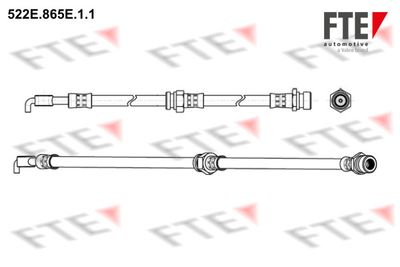 FTE 522E.865E.1.1 Тормозной шланг  для KIA SHUMA (Киа Шума)