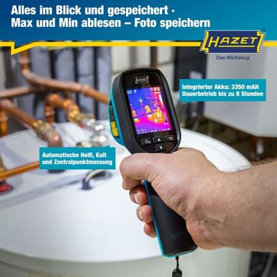 HAZET 1992N-1 Termokamera, rozsah měření −20 až 550 °C, IR rozlišení 96 × 96 px