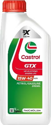 CASTROL Motoröl Castrol GTX 15W-40 A3/B3 (15F627)