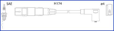 Комплект проводов зажигания HITACHI 134787 для VW SHARAN