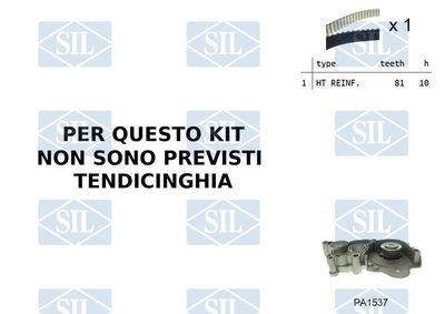 Vodní pumpa + sada ozubeného řemene Saleri SIL K1PA1537