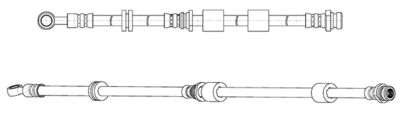 Тормозной шланг CEF 512782 для CITROËN C-CROSSER