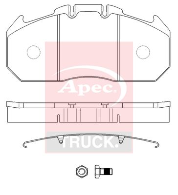 APEC Brake Pad Set, disc brake PAD29131K
