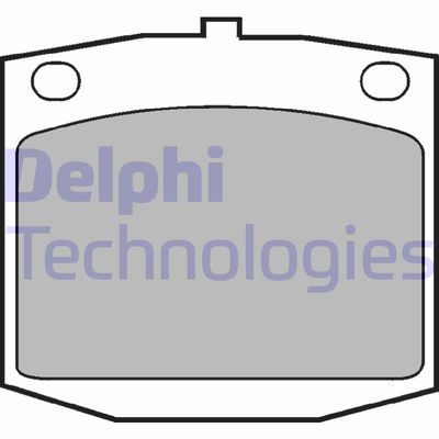 Комплект тормозных колодок, дисковый тормоз DELPHI LP166 для NISSAN DATSUN