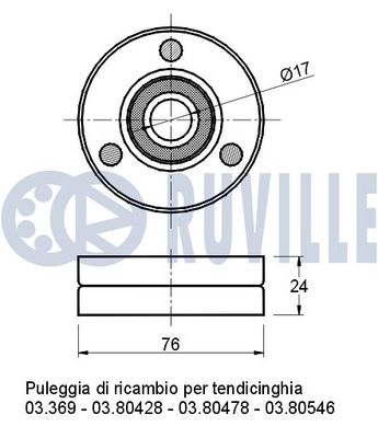 ROLA GHIDARE/CONDUCERE CUREA TRANSMISIE RUVILLE 540673 1