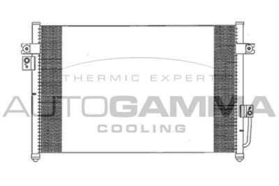 AUTOGAMMA 104095 Радиатор кондиционера  для HYUNDAI TERRACAN (Хендай Терракан)