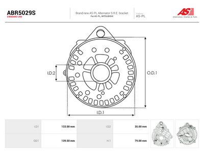 AS-PL - Ochranná krytka alternátora , ABR5029S