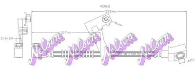 Тормозной шланг KAWE H5065 для PLYMOUTH SUNDANCE