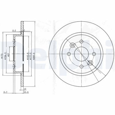 DISC FRANA DELPHI BG3804