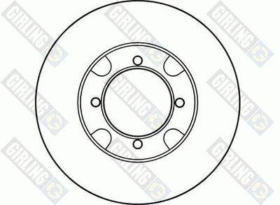 GIRLING 6025893 Тормозные диски  для MAZDA 626 II Hatchback (GC) 1.6