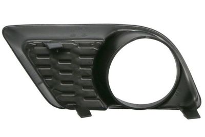 Voorbumper afdekking Voor Rechts (met mistlampgaten, zwart) past: DODGE CHARGER 11.10-12.14