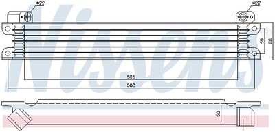 RADIATOR ULEI ULEI MOTOR NISSENS 90615 5
