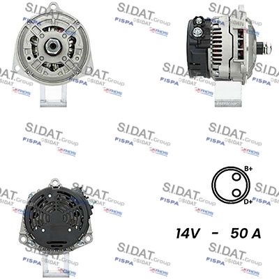 Генератор SIDAT A12BH0766A2 для BMW R