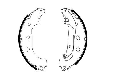Комплект тормозных колодок E.T.F. 09-0621 для FORD TOURNEO