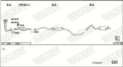 Изпускателна система WALKER FO30640