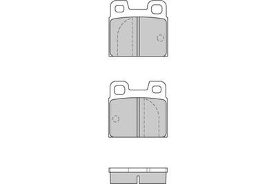 Комплект тормозных колодок, дисковый тормоз E.T.F. 12-0090 для DAF 66