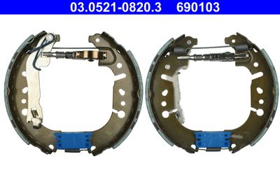 Комплект тормозных колодок ATE 03.0521-0820.3 для FIAT TIPO