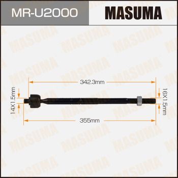 MASUMA MR-U2000 Наконечник рулевой тяги  для FORD MONDEO III (B5Y) 1.8 SCi