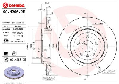 Brake Kit, disc brake KT 08 023