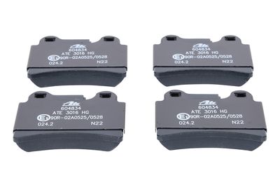 Remblokken set Achter , past: VW TOUAREG 2.5D-6.0 10.02-05.10