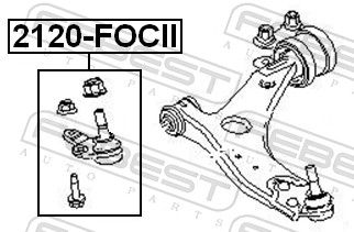 Ball Joint 2120-FOCII